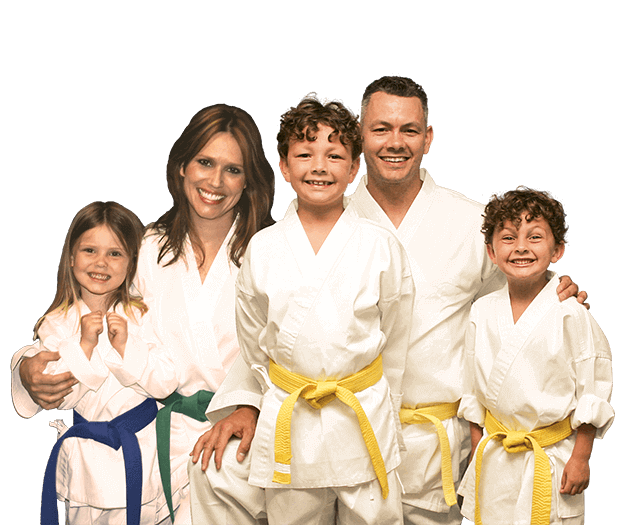 Martial Arts Lessons for Families in Wentzville MO - Group Family for Martial Arts Footer Banner