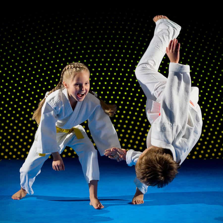 Martial Arts Lessons for Kids in Wentzville MO - Judo Toss Kids Girl